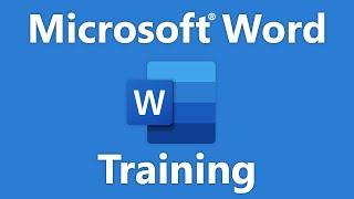 Word 2019 and 365 Tutorial About Word Microsoft Training