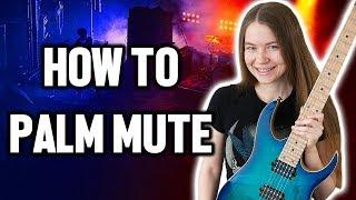 How to Palm Mute (Beginner Guitar Lesson)