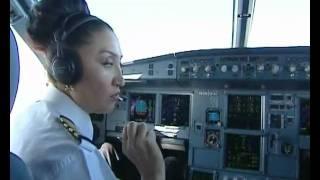 Journey to north (Air Astana Airbus A320-232) - Ladies First ! Part 1.