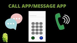 HOW TO CREATE A CALL & MESSAGING APP ANDROID STUDIO TUTORIAL PART 1