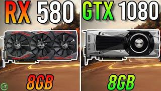 RX 580 8GB vs GTX 1080 8GB - Tested in 2023