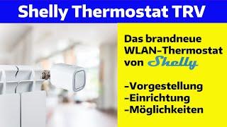 Das neue Wlan Thermostat TRV von Shelly! Ist es sein Geld wert und welche Möglichkeiten bietet es?