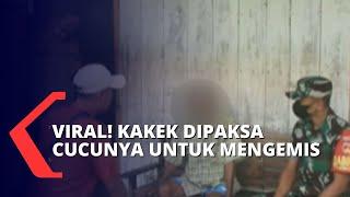 Seorang Kakek Dipaksa Cucunya untuk Mengemis, Dinas Sosial Grobogan Turun Tangan Berikan Bantuan