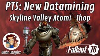 Fallout 76 PTS: New Datamine Atomic Shop (Skyline Valley Update)