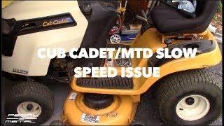 MTD Cub Cadet LTX 1040 Slow Speed Issue | What To Do | Belt Routing & Advice