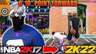 The most BROKEN build is BACK on NBA 2K22 NEXT-GEN | GLITCHED 6' 10" BUILD GAMEPLAY