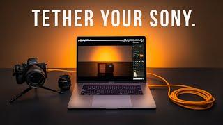 SONY IMAGING EDGE DESKTOP -  How to TETHER | Sony A7iii A7Riii