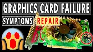 Graphics Card Repair - Hardware Failure Symptoms - Replacing Electrolytic Capacitors