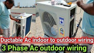 3 phase ac electric wiring | 3 phase outdoor wiring | ac outdoor wiring connection | 3 phase outdoor