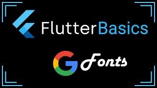 Fonts | Flutter Basics