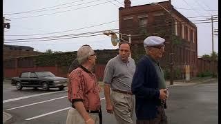 Sopranos - Tony tells Uncle Junior not to whack Pussy Malanga at Artie's restaurant (Pilot)