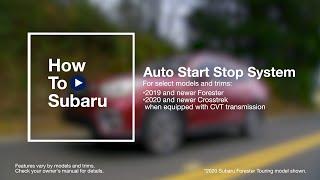 How to Use Your Subaru Vehicle’s Auto Start-Stop Feature