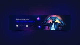 How to Make LinkedIn Cover Photo Banner | Adobe Photoshop Tutorial