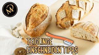 Brot -Teiglinge richtig einschneiden und backen, so geht's! #Backtipp