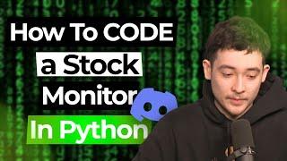 How To Code a Stock Monitor In Python