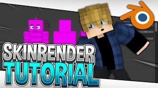 Minecraft Skinrender mit Blender Tutorial (German/Deutsch) |100 Abonnenten Special| 