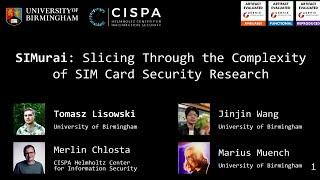 USENIX Security '24 - SIMurai: Slicing Through the Complexity of SIM Card Security Research