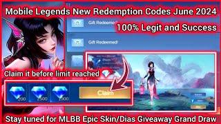 Mobile Legends Redeem Codes June 30 2024 - Get this MLBB 100% Working Codes for MSC2024