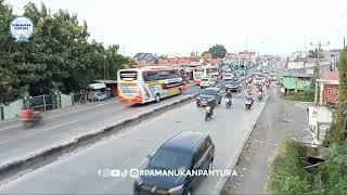 Pantauan Arus Balik Hari Minggu 14/04/2024 di jalan raya Pantura Pamanukan Subang