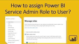 How to Assign Power BI Service Admin Role to User as Microsoft 365 Global Admin?