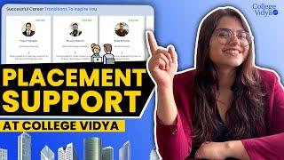 Placement Support Program by CV "College Vidya" 