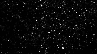 Snow falling effect overlay free footage black screen