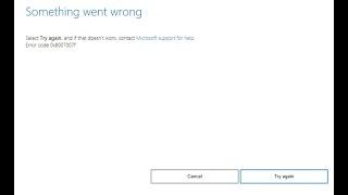 How to fix error code 0x8007007f installation assistant in Windows 11