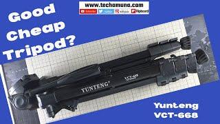 Finally a good cheap tripod? Yunteng VCT 668 review.