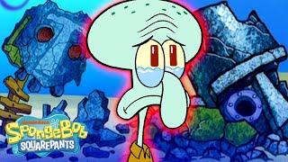  Every Time Squidward's House Was Destroyed! | SpongeBob