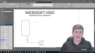 Using Visio to Draw Process Drawings and P&IDs - Initial Setup and Drawing Example