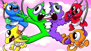 [Animation] JESTER VS Rainbow Friends 2 & Garten Of Banban 4  BABIES?! | BABY Cartoon COMPILATION