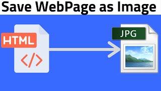 How to Convert HTML Webpage to JPG Image