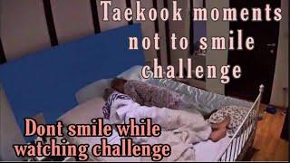 Taekook moments try not to smile challenge part one