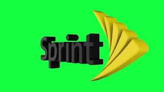 Sprint Green Screen Logo Loop Chroma Animation