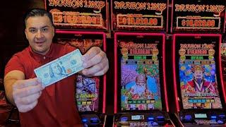  Jugue las 7 dragon link del casino con $100 cada una cual pago mejor