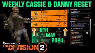 The Division 2 "WEEKLY CASSIE MENDOZA & DANNY WEAVER RESET (LEVEL 40)" May 8th 2024
