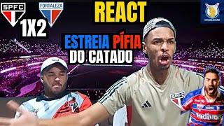 REACT SÃO PAULO 1 X 2 FORTALEZA TIME MEDÍOCRE BRASILEIRÃO 2024