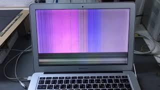 How to fix Macbook Air 13inch A1466, Lines on the screen problem | Thin lines on the screen