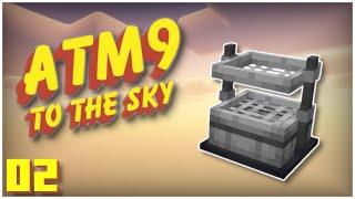 Minecraft ATM9: To The Sky - Ep 2 - Automatic Sieving!