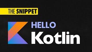 Kotlin First Impressions