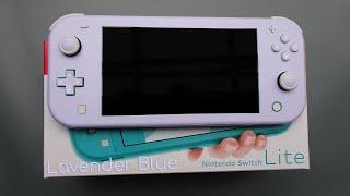 Lavender Blue Switch Lite | Skin Install