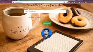 PHP Domain Name Search  project step by step