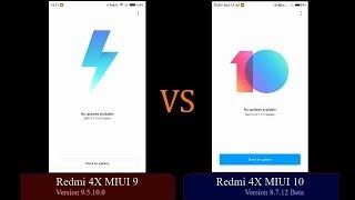 Redmi 4X MIUI 10 vs MIUI 9 Benchmark Test
