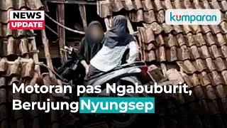 Viral Video Siswi SD Nyungsep di Genteng Rumah Warga saat Ngabuburit