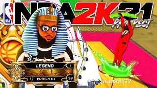 THE FIRST EVER LEGEND "PROSPECT" BUILD IN NBA 2K21!! (Super Rare)