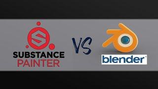 Substance Painter Vs Blender | for Texturing Your Models