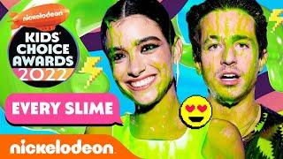Every Time Someone Got SLIMED at the KCAs ft. Charlie Puth, MrBeast & More!  | KCAs 2022