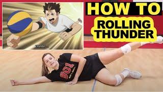 HOW TO DO THE ROLLING THUNDER | TUTORIAL WITH USC LIBERO VICTORIA GARRICK