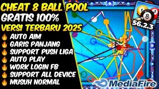 GRATIS‼️CHEAT 8 BALL POOL TERBARU 2025 NEW UPDATE AIM TOOL GARIS PANJANG OTOMATIS 3 LINE ANTI BANED