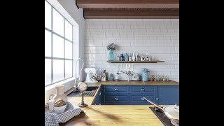 3d Max Blue Kitchen Tutorial (Best Corona Render)